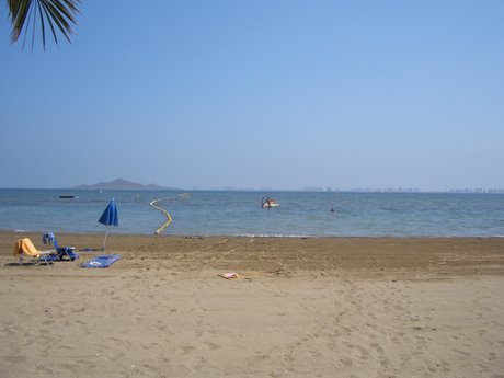 The Mar Menor, as viewed from the Taylor's house