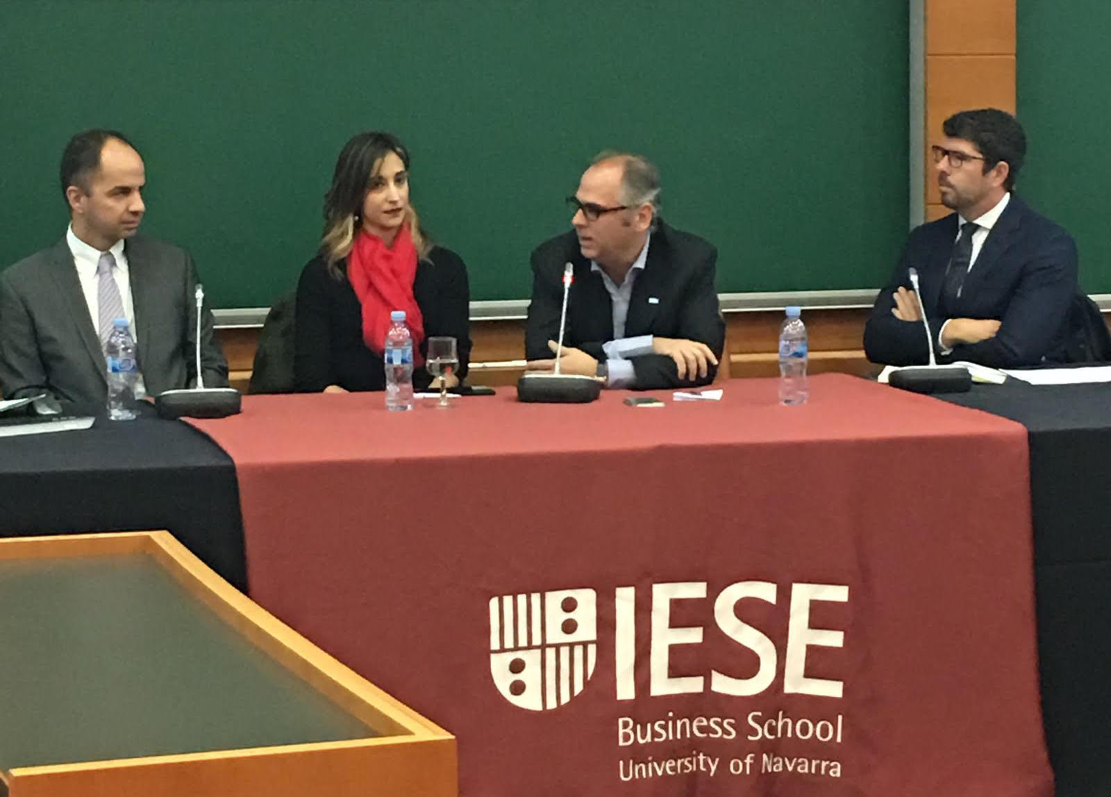 Left to right: Guifré Homedes of Amat Immobiliaris, Constanza Maya of Engel & Völkers, François Carriere of Coldwell Banker, and Alex Vaughan of Lucas Fox, Barcelona estate agents