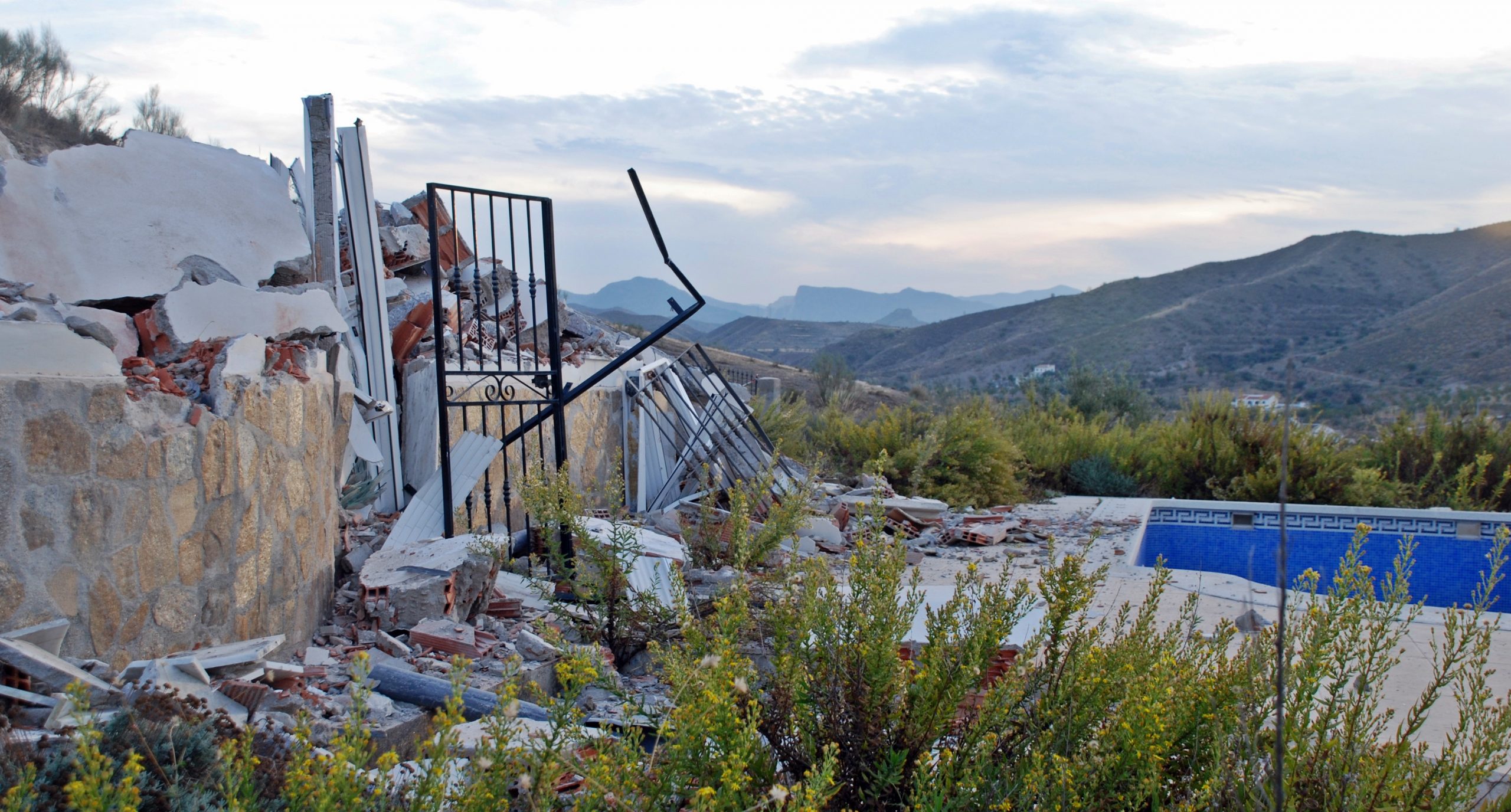 Two British Owned Homes Demolished In Andalucia Yesterday