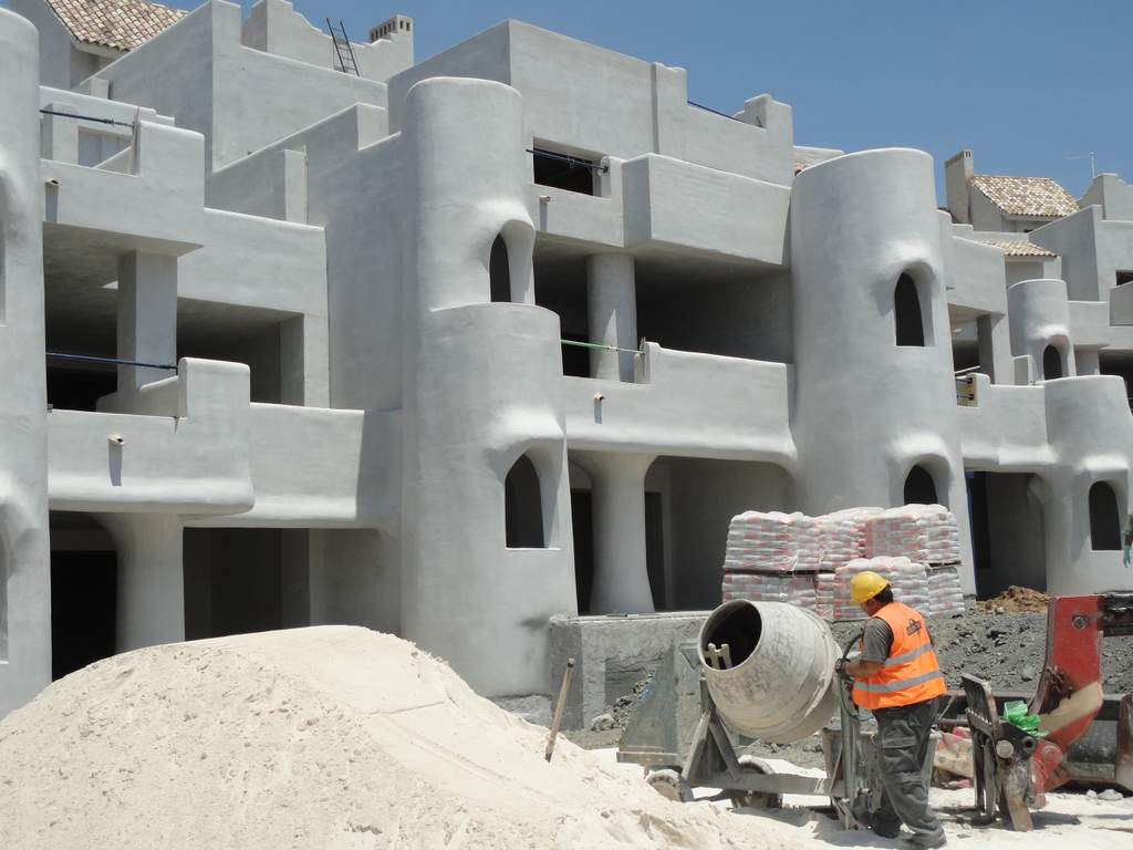 home building cement use spain