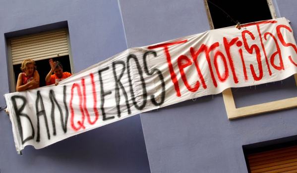 spanish bank repossession protests