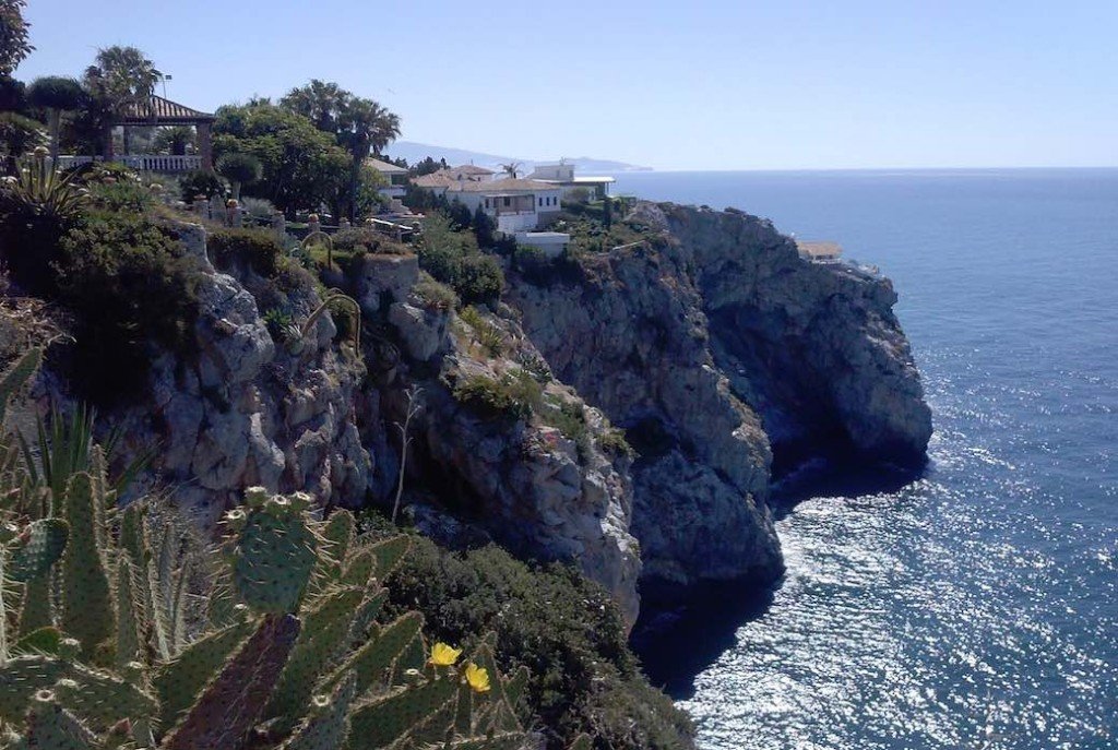 Views of cliffs near Herradura, Andalusia
