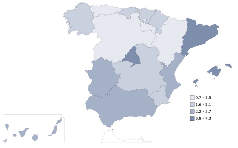 spanish property prices official index 2015