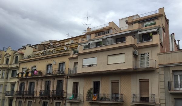 Spain is full of illegal building extensions, like these extra floors added to buildings in Barcelona
