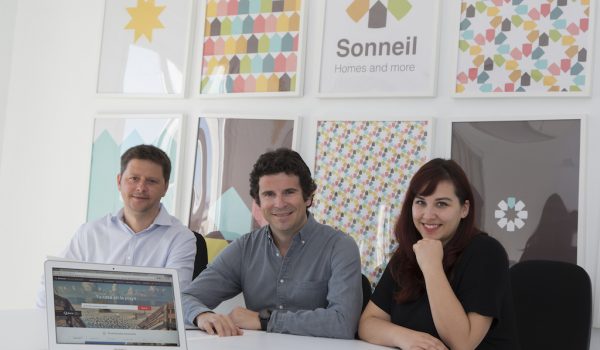 Management of Sonneil, left to right: Lionel Fenestraz, Alfredo Millá, and Nadine Thêry