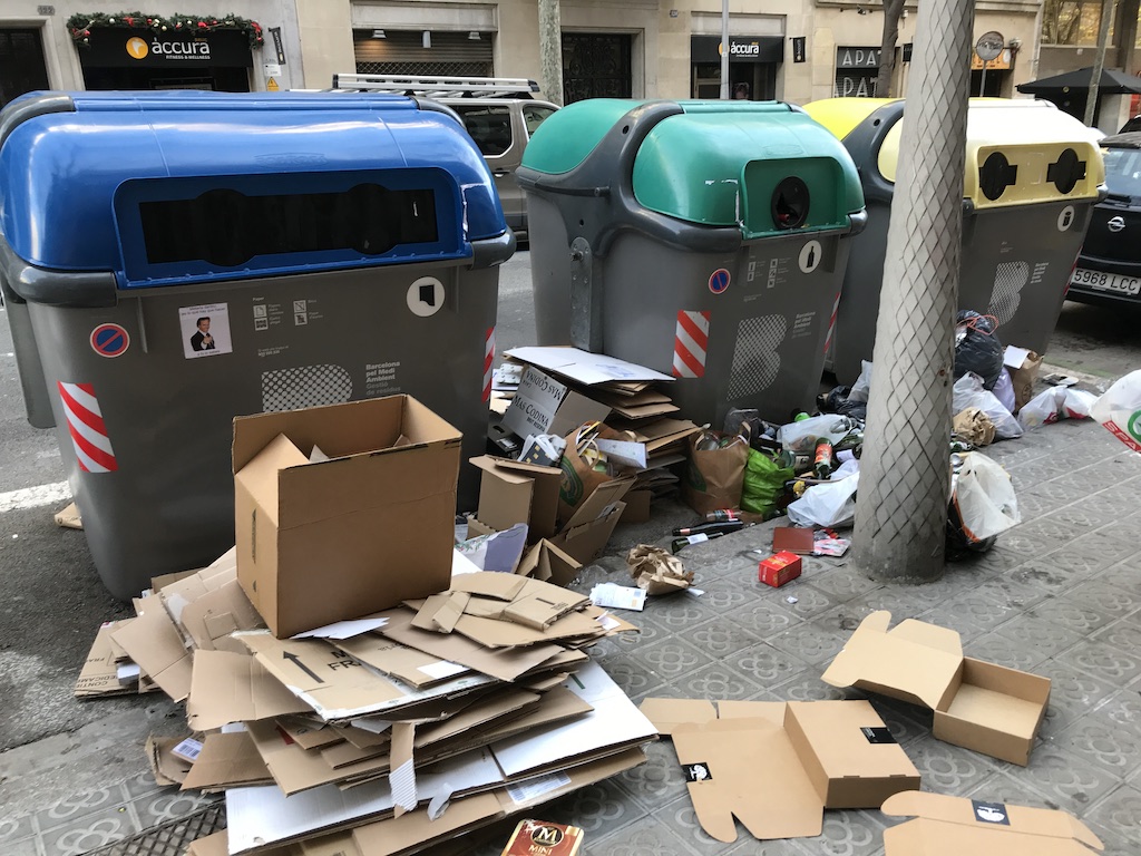rubbish collection goes from bad to worse in barcelona under ada colau