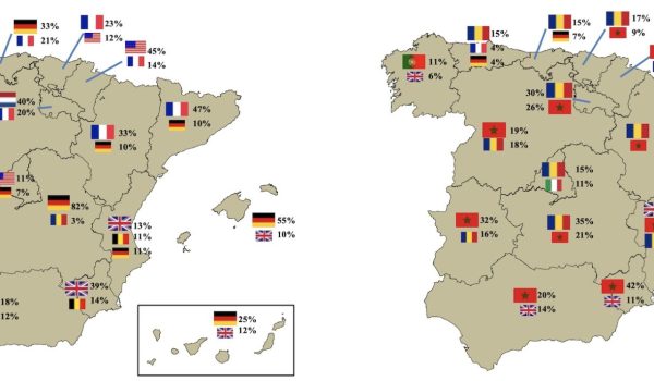 foreign demand for property in spain map